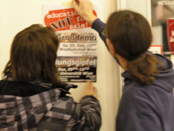 Die Vorbereitungen für die nächste Demonstration laufen schon: Treffpunkt ist am Samstag der Westbahnhof. Beim letzten Protestmarsch hatte das Interesse gegenüber dem Beginn der studentischen Revolte allerdings schon abgenommen.