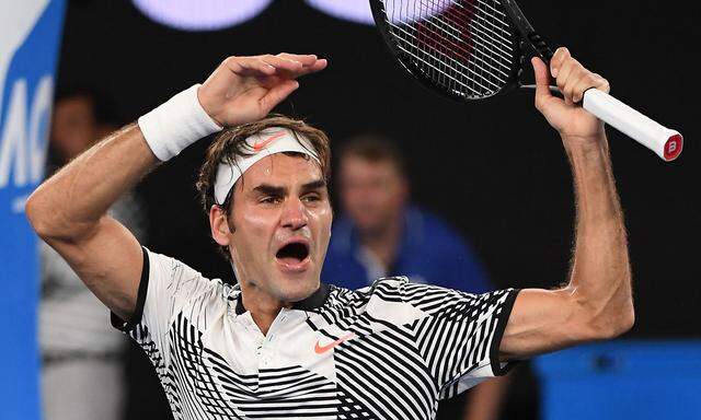 Roger Federer spielt bei den Australian Open wieder groß auf.