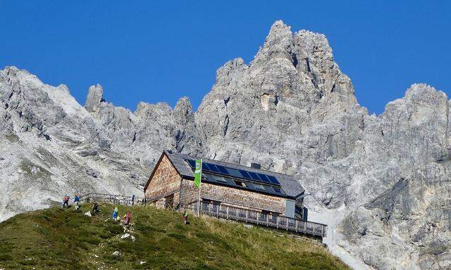 Die Franz-Fischer-Hütte auf einem vom Alpenverein veröffentlichten Foto.