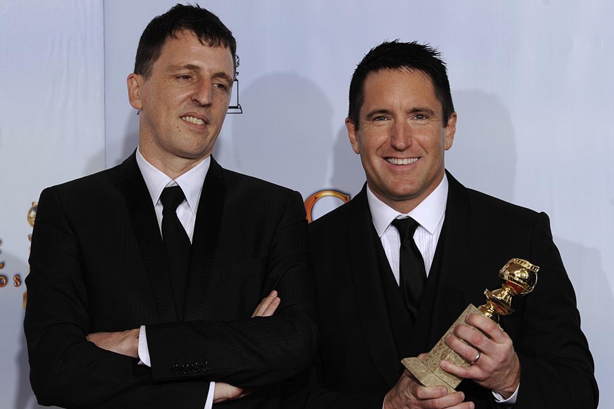 Zahl geworden scheint Nine-Inch-Nails-Frontmann Trent Reznor (rechts). Der Industrial-Pionier wurde gemeinsam mit Atticus Ross für die Filmmusik in "The Social Network" ausgezeichnet.