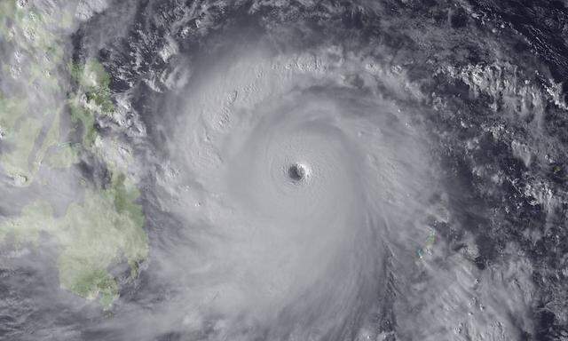 Satellitenbild von Taifun 