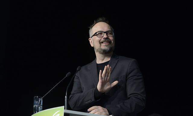 Der echte Michel Reimon beim Bundeskongress der Grünen vor etwa einem Jahr.