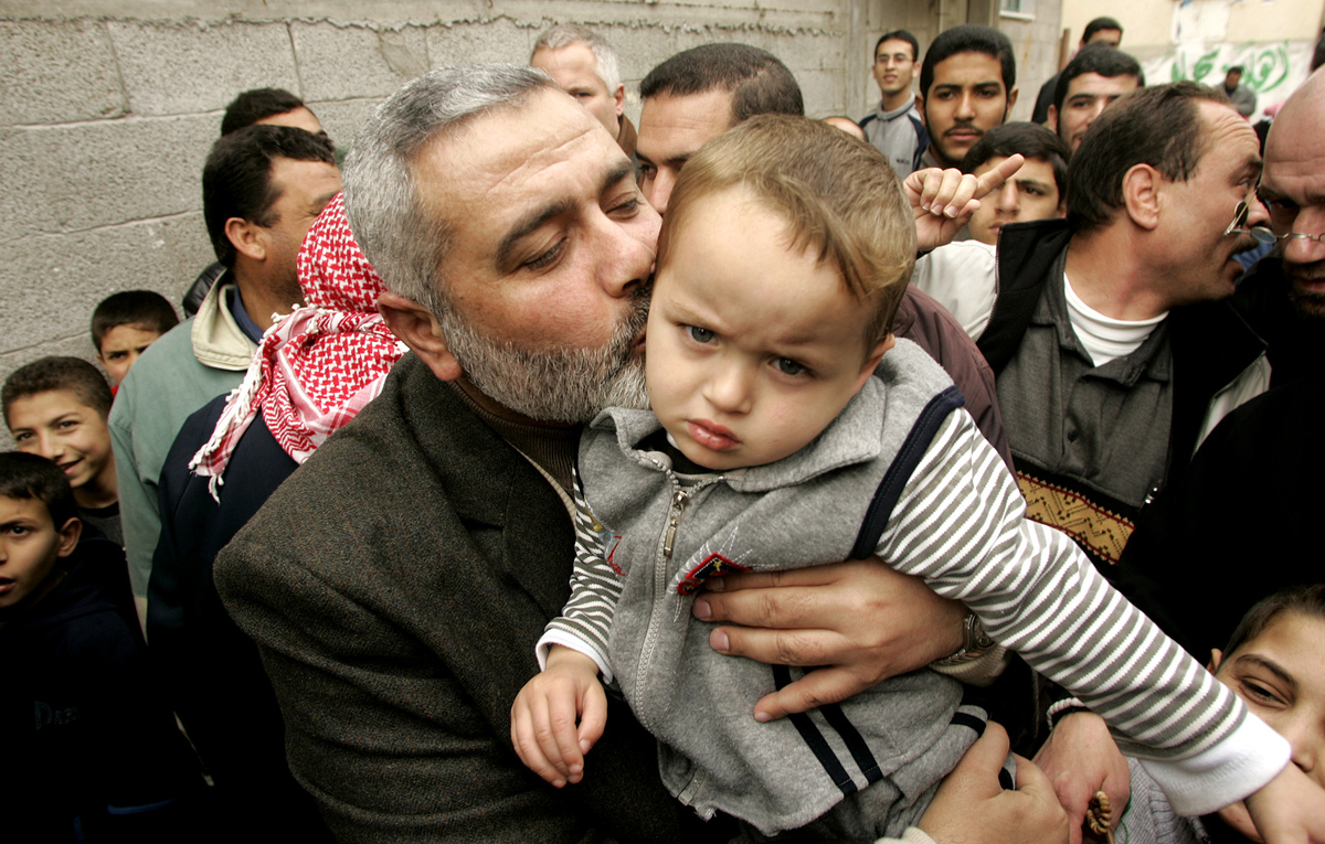 Auch Hamas-Leader Ismail Haniyeh kommt bei den Kids nicht allzu gut an.