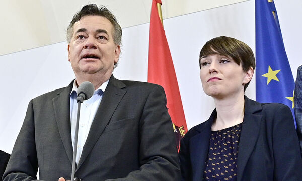 Werner Kogler und Sigrid Maurer 