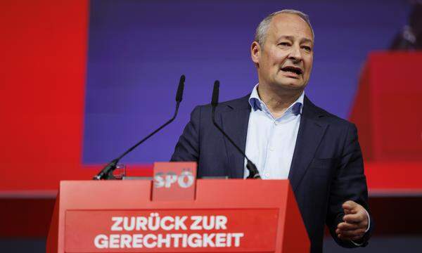 EU-Spitzenkandidat Andreas Schieder (SPÖ) 