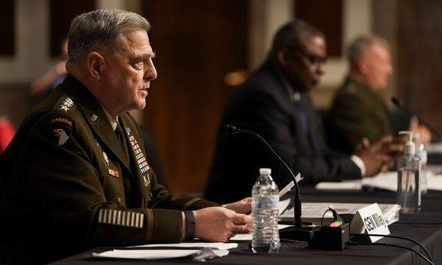 Generalstabschef Mark Milley sagte vor dem US-Senat aus.