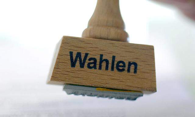 Wahlen - Stempel, Symbolbild