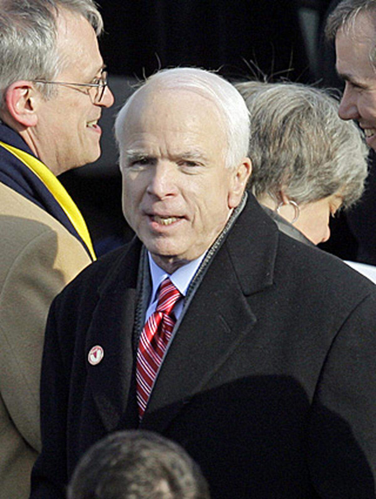 ... und auch Obamas ehemaliger Konkurrent, John McCain, ließ sich blicken.