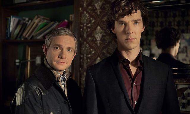 Martin Freeman und Benedict Cumberbatch Sherlock