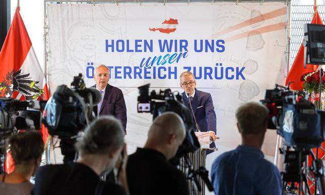 Walter Rosenkranz und FPÖ-Chef Herbert Kickl