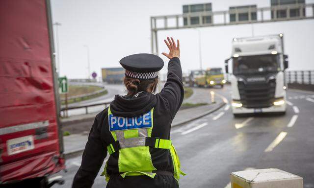 French Borders Closed At The Port Of Dover United Kingdom