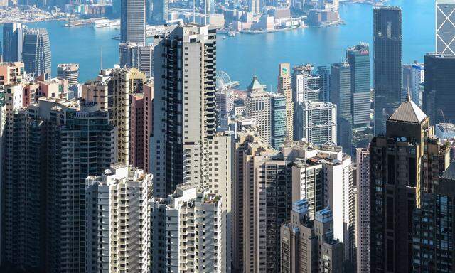 Skyline von HongKong.