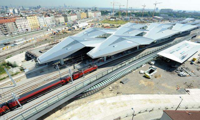 THEMENBILD: BAUSTELLE WIENER HAUPTBAHNHOF