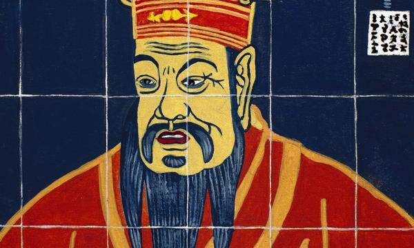 Konfuzius lebte von 551 bis 479 vor Christus in der chinesischen Provinz Shandong.