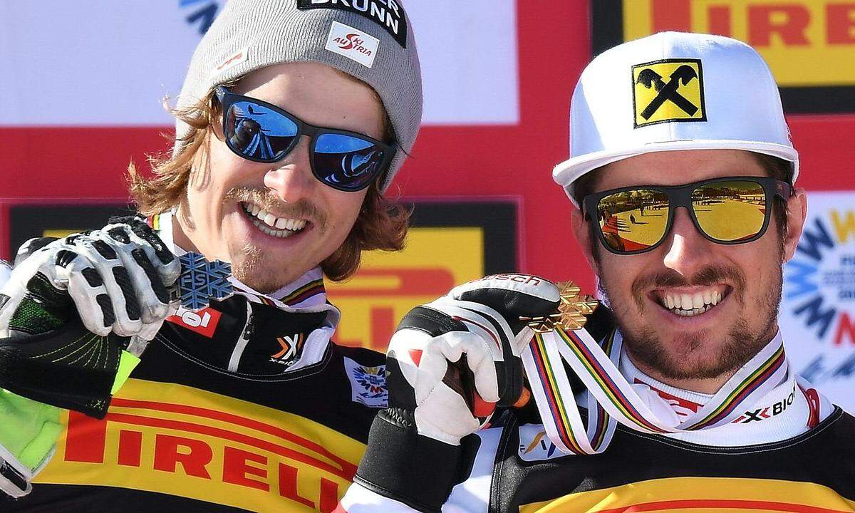 Marcel Hirscher kürte sich erstmals zum Riesentorlauf-Weltmeister. Zudem gewann der Salzburger auch den Slalom und verpasste Kombi-Gold um nur eine Hundertstelsekunde. Gleich zum Auftakt hatte Nicole Schmidhofer mit Gold im Super-G für eine Sensation gesorgt. Im Teambewerb ging Österreich erstmals leer aus, gewann mit insgesamt neun Medaillen (3/4/2) dennoch die Medaillenwertung.