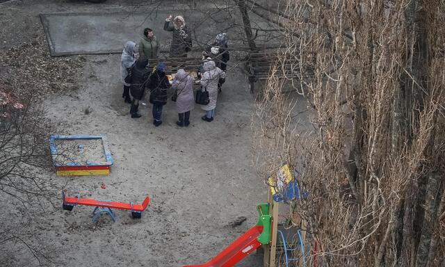 Russische Angriffe gab es auch in Kiew.