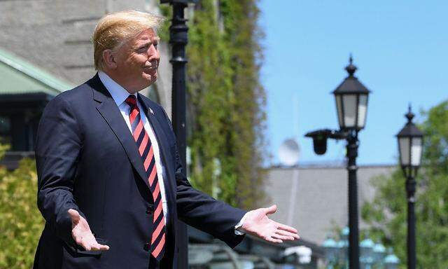 US-Präsident Donald Trump in Quebec.