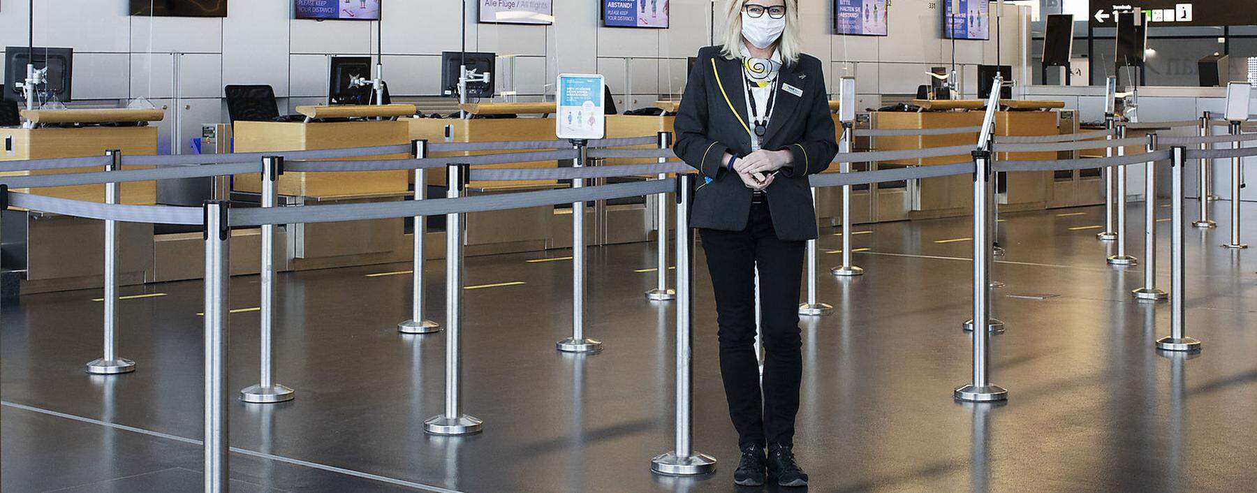 Coronavirus Reportage Flughafen Wien