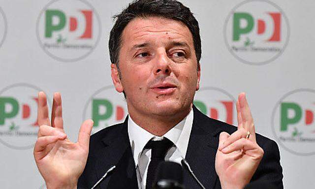 "Keine Wehmut, kein Groll": der scheidende PD-Chef Matteo Renzi.