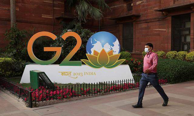 Indien lädt zum G20-Gipfel nach Delhi. 