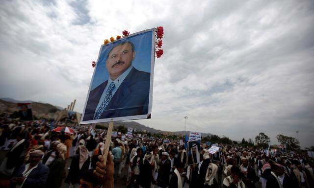 Saleh wurde von Houthi-Rebellen getötet. 