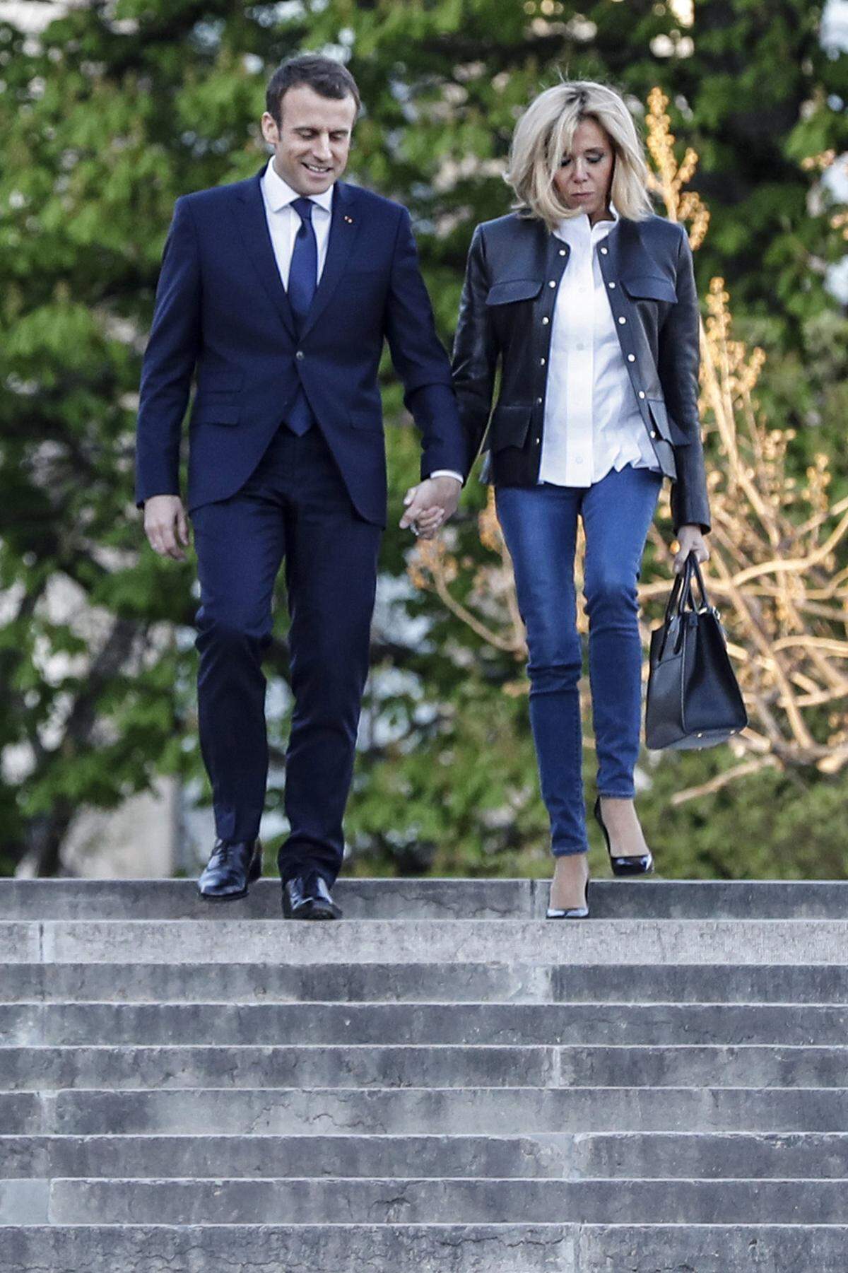 Auch als First Lady ist sie immer wie in Jeans zu sehen.