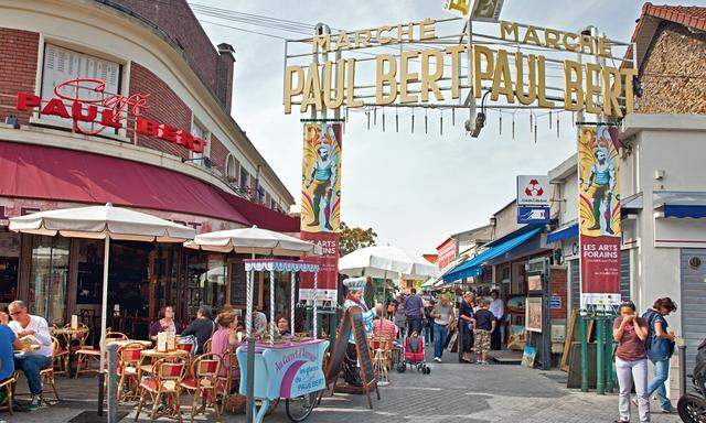 Historisch. Flohmarkt wird in Saint-Ouen schon seit 1885 gehalten.