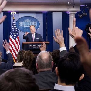  Sean Spicer, Pressesprecher des neuen US-Präsidenten Donald Trump