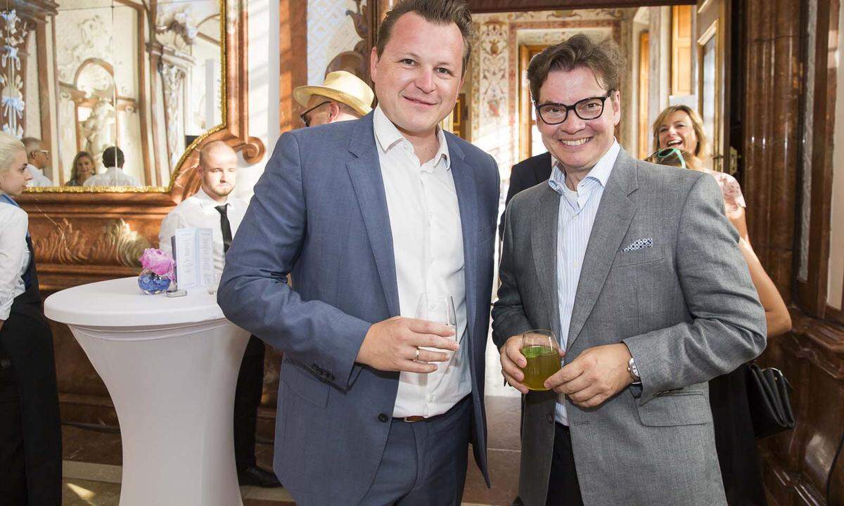 Georg Doppelhofer (Regionalmedien) mit IV-Generalsekretär Christoph Neumayer.