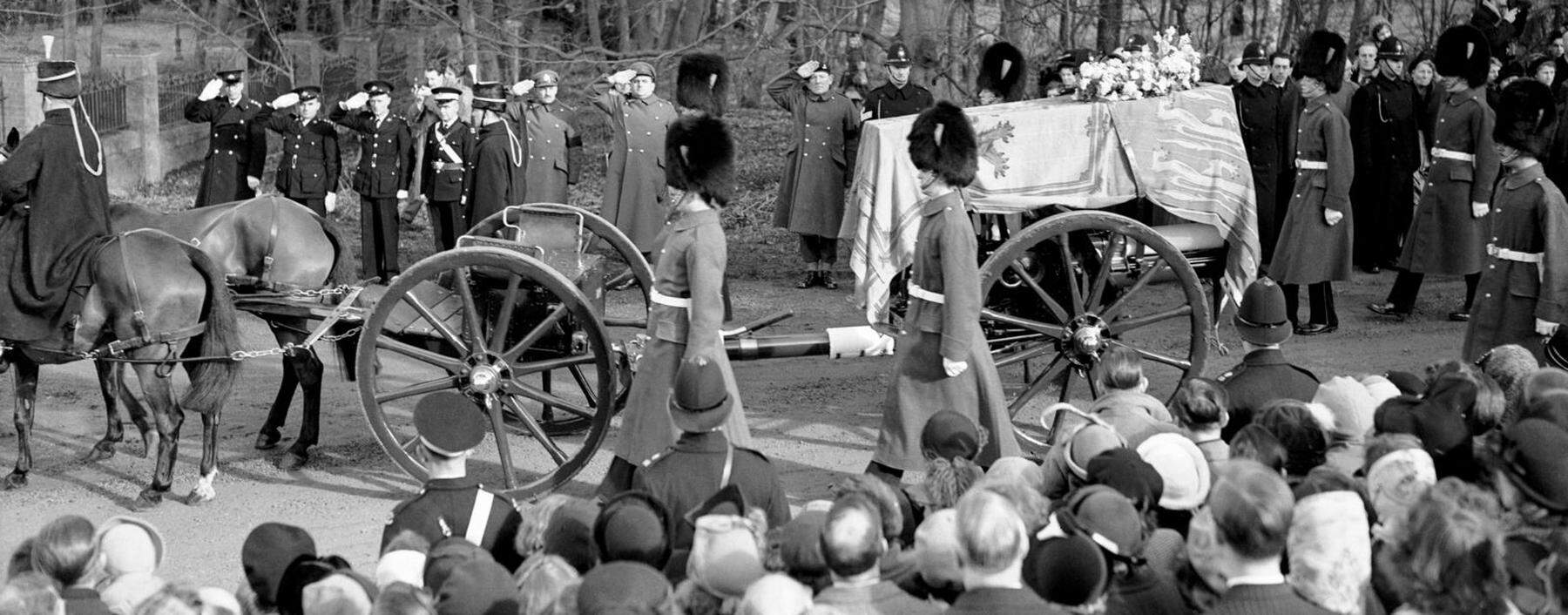 Das letzte Begräbnis eines regierenden Königs des Hauses Windsor fand vor mehr als 70 Jahren statt. Am 15. Februar 1952 wurde George VI., der Vater Elizabeths II., beerdigt.