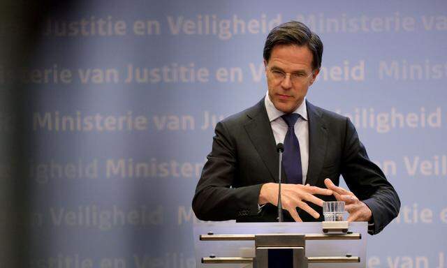 Mark Rutte, Premier der Niederlande, lehnt Vergemeinschaftung der Schulden ab.