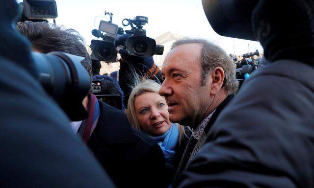FILE PHOTO: Actor Spacey arrives to face a sexual assault charge at Nantucket District Court
