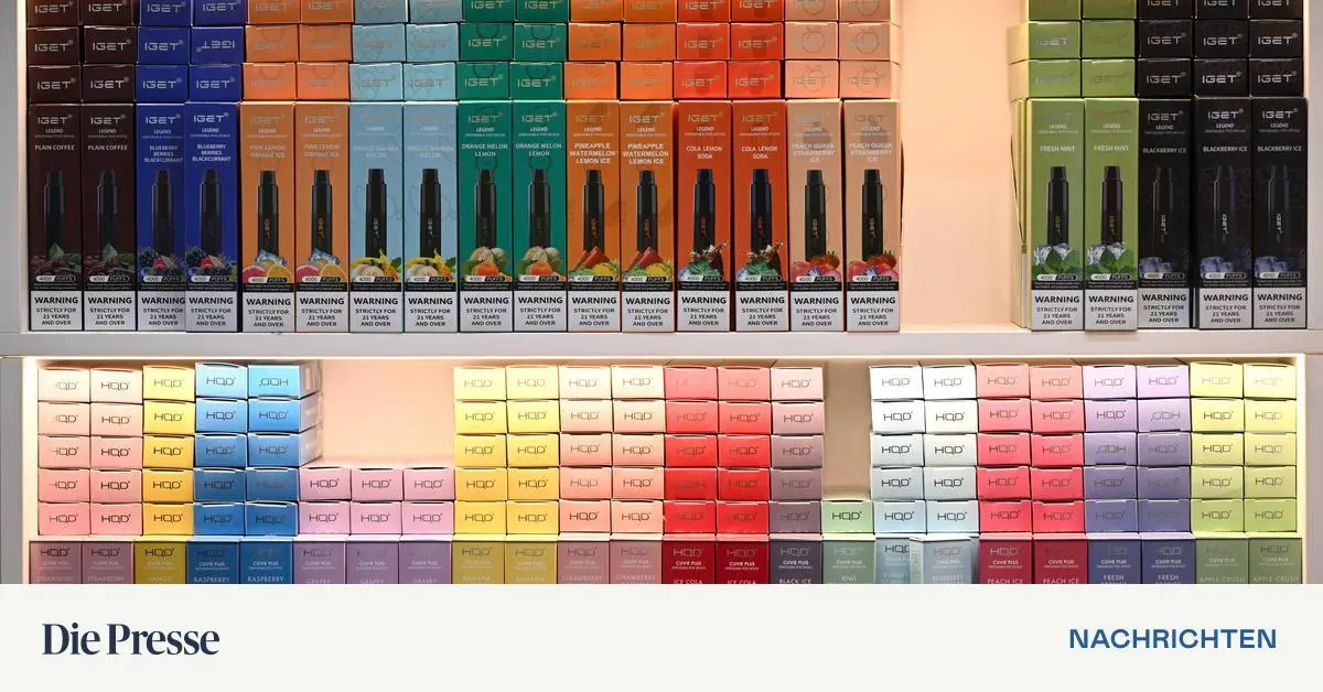 Belgien verbietet Einweg-E-Zigaretten ab 2025 – DiePresse.com