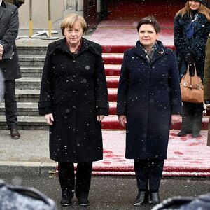 Rückten am Dienstag näher zusammen: Deutschlands Kanzlerin Merkel und Polens Ministerpräsidentin Beata Szydlo. 