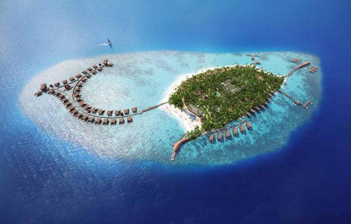 Im November wird das Resort der Hotelgruppe St. Regis auf dem Dhaalu Atoll eröffnen.