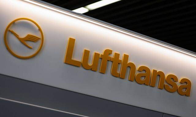 Das Logo von Lufthansa.