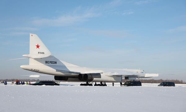 Symbolbild: Eine russische Tupolew Tu-160M. Abgestürzt ist eine Maschine des Typs TU-22M3.