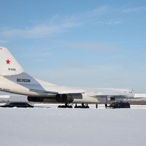 Symbolbild: Eine russische Tupolew Tu-160M. Abgestürzt ist eine Maschine des Typs TU-22M3.