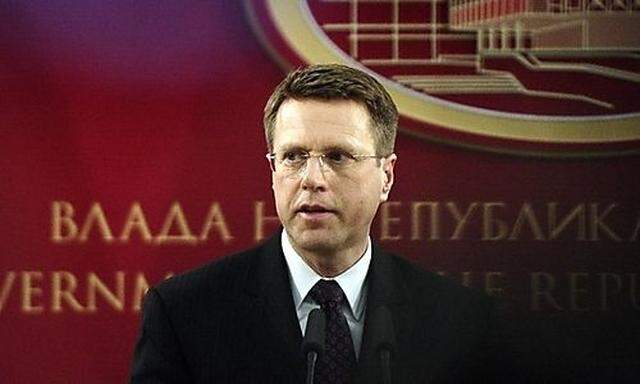 Slowenische Aussenminister Samuel Zbogar möchte Situation nützen