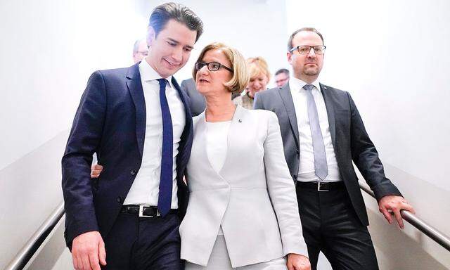 Sind mit Chats aus früheren Zeiten konfrontiert: Sebastian Kurz und Johanna Mikl-Leitner (beide ÖVP). 