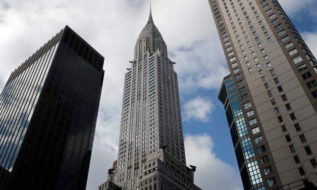 Das Chrysler Building, ein Meisterwerk des Art Deco, an der 42. Straße in Manhattan.