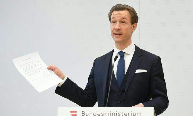 Finanzminister Gernot Blümel (ÖVP)