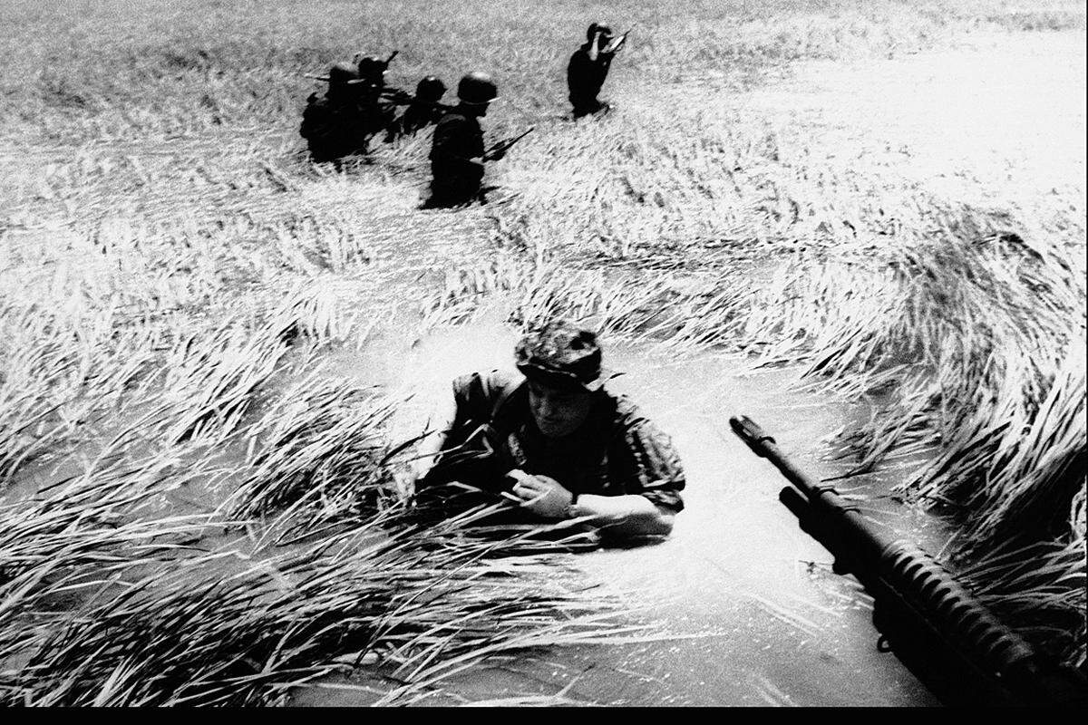 Veitnam, 11. Mai 1965: Faas machte das Foto auf dem Weg zurück in den Hubschrauber