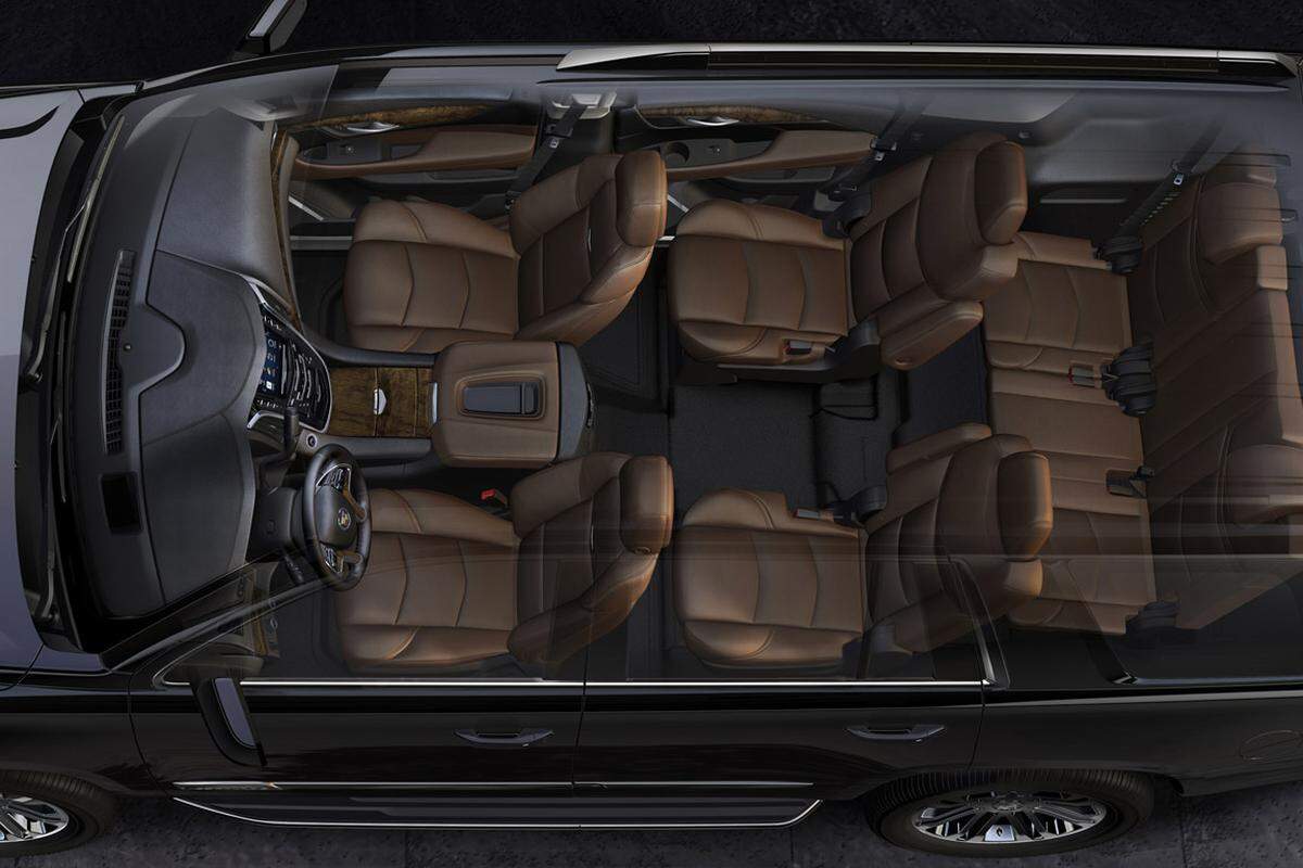 Mit bis zu acht Sitzplätzen kann der Begriff Weite durchaus auch für das Innere des Fahrzeugs gelten.