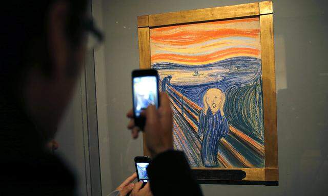 Was malte Edvard Munch in seinem berühmtesten Gemälde "Der Schrei"?