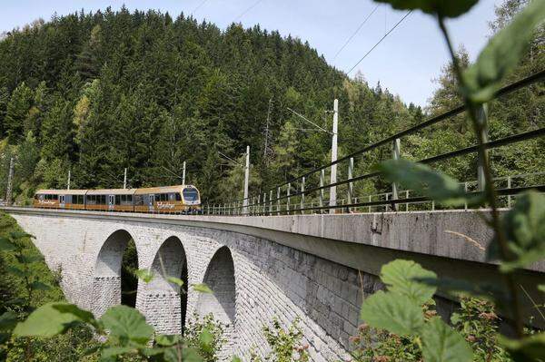 Wer es bequemer haben möchte, kann von St. Pölten aus mit der Schmalspurbahn "Himmelstreppe" anreisen. Bis Juni ist die Strecke zum Teil noch als Schienenersatzverkehr geführt.