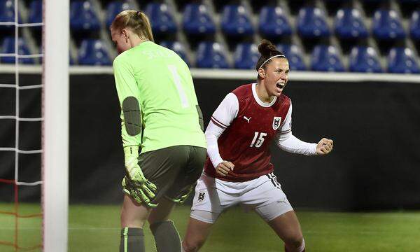 Nicole Billa bejubelte in diesem Jahr 32 Tore mit Klub und Nationalteam 32 Tore.