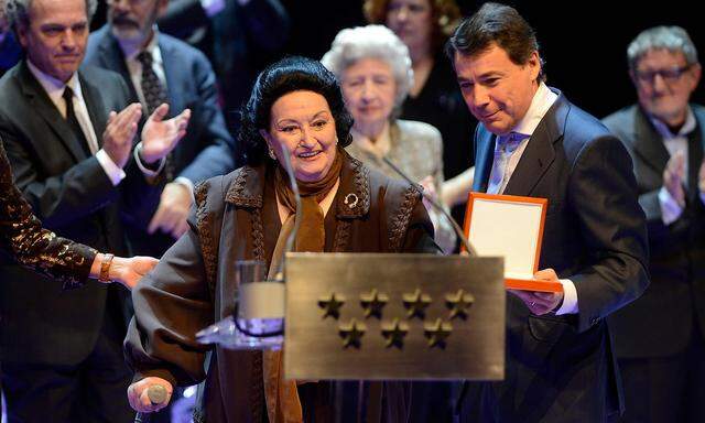 Montserrat Caballé bei einer Gala im November 2013.