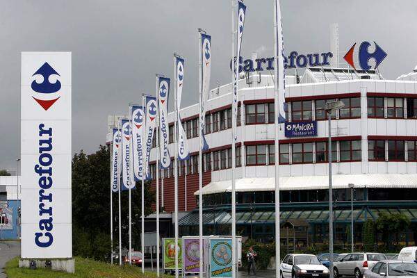 An vierter Stelle platziert sich mit Carrefour das zweitgrößte europäische Unternehmen. Die Franzosen weisen für 2012 einen Umsatz von 98,7 Milliarden Dollar aus.
