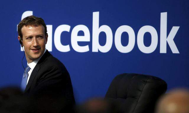 File photo of Facebook CEO Mark Zuckerberg during a town hall at Facebook's headquarters in Menlo Park, California